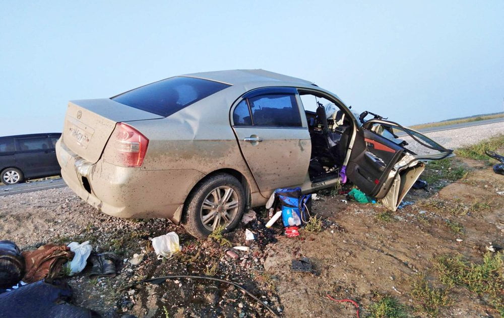 Водитель легкового автомобиля погиб на месте ДТП в Убинском районе