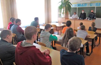Владимировским школьникам рассказали о ППД и преступлениях