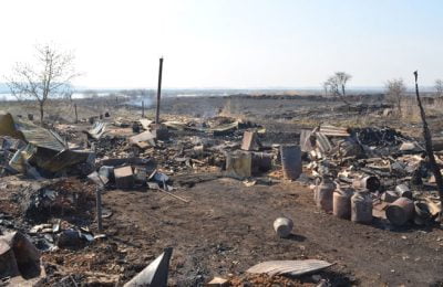 Пожар в Колмаково уничтожил жилые дома
