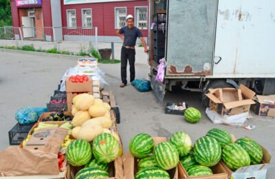 Бахчевой сезон в разгаре: какова же цена сочной ягоды в Убинском?