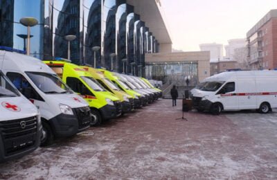 Автопарк Убинской центральной больницы пополнился новым автомобилем