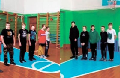 Ермолаевские и владимировские школьники провели товарищескую встречу по волейболу