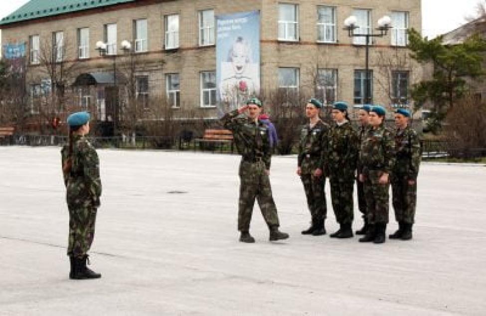 Школьники района проверили строевую подготовку