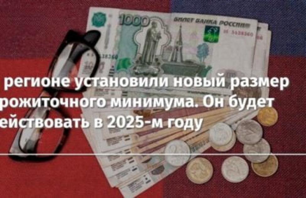 Установлена величина прожиточного минимума в Новосибирской области на 2025 год