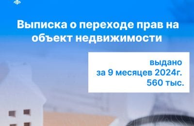 Выписка о переходе прав на объект недвижимости