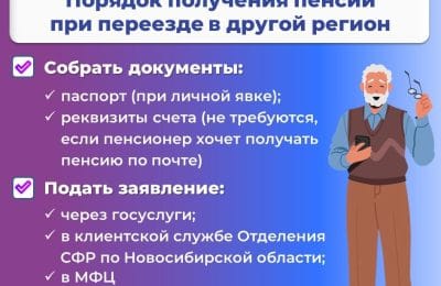 Как получить пенсию, если вы переехали в другой регион