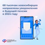 68 тысячам новосибирцев направлены уведомления о будущей пенсии в 2024 году