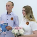 В отделе ЗАГСа провели акцию «Георгиевская ленточка»