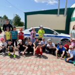 Убинские ребята вспомнили правила дорожного движения