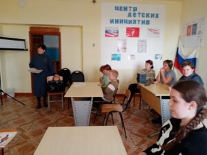 Первая встреча лекторов с ермолаевскими школьниками