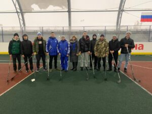 Хоккеисты Убинского района получили новые клюшки