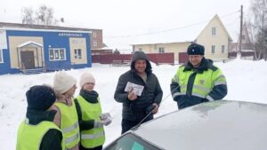 В Убинском прошла акция «Ребенок — главный пассажир!»