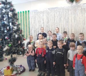 Новогодний праздник состоялся для Новогандичевской детворы