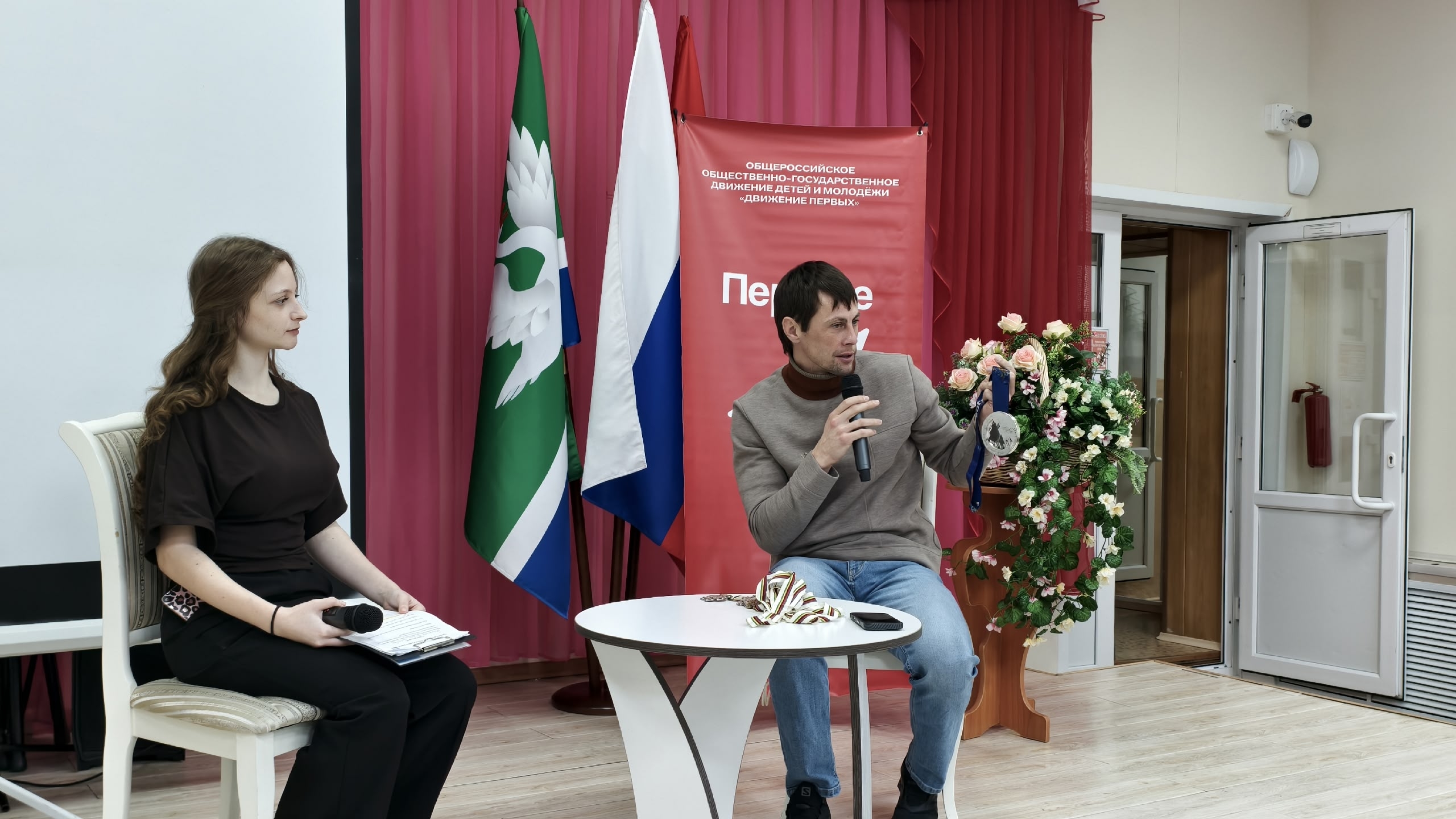 В Убинской школе состоялась встреча с Олимпийским призёром