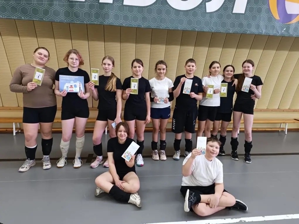 Убинские волейболистки поговорили о сохранности здоровья