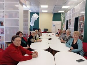 В Убинской библиотеке состоялась встреча с легендой