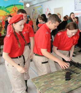 Убинские школьники соревновались в стрельбе