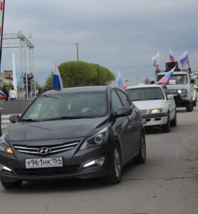 Автопробег «За великую Победу» прошел в Убинском