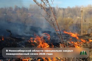 В регионе официально закрыт пожароопасный сезон 2026 года